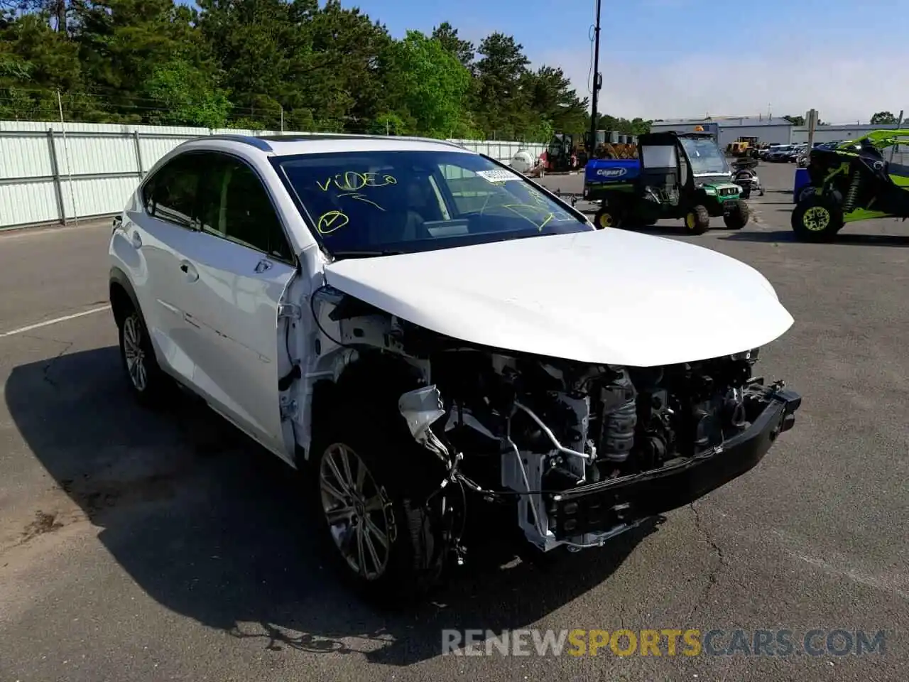 1 Photograph of a damaged car JTJDARDZ4L5015679 LEXUS NX 2020