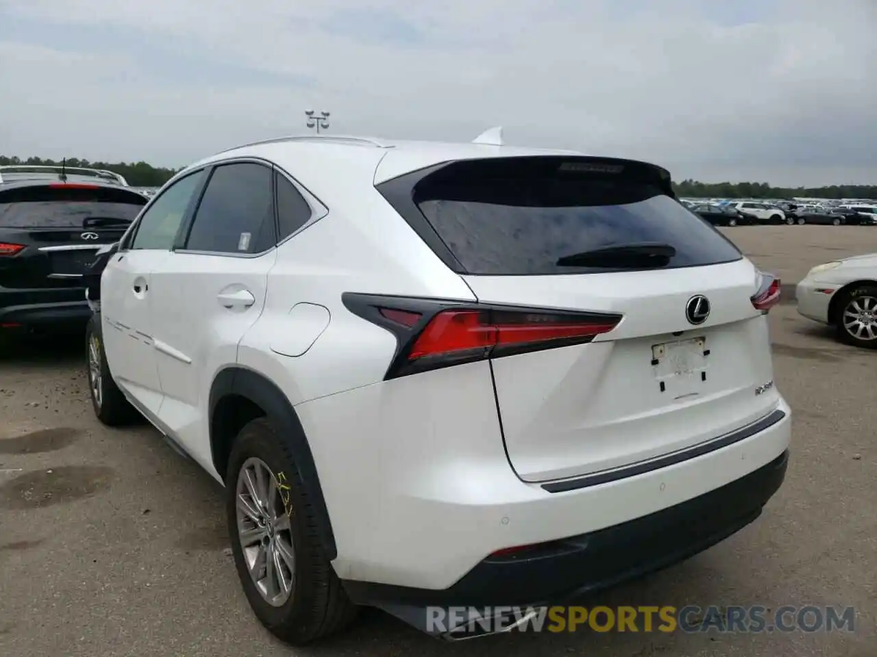 3 Фотография поврежденного автомобиля JTJDARDZ4L5015679 LEXUS NX 2020