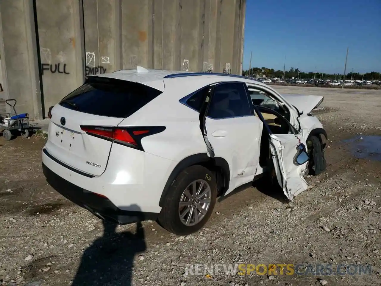 4 Photograph of a damaged car JTJDARDZ4L5018078 LEXUS NX 2020