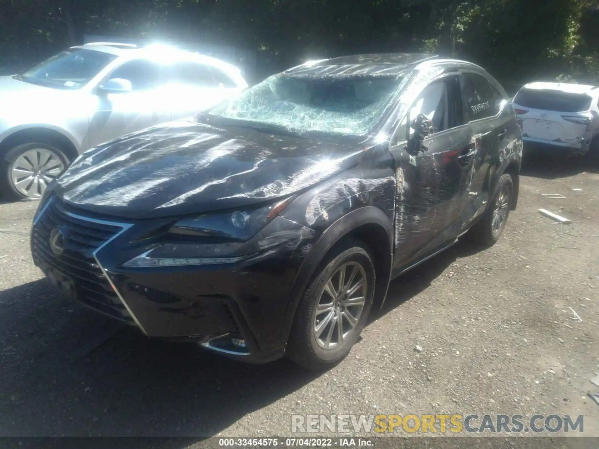 2 Фотография поврежденного автомобиля JTJDARDZ5L2222518 LEXUS NX 2020