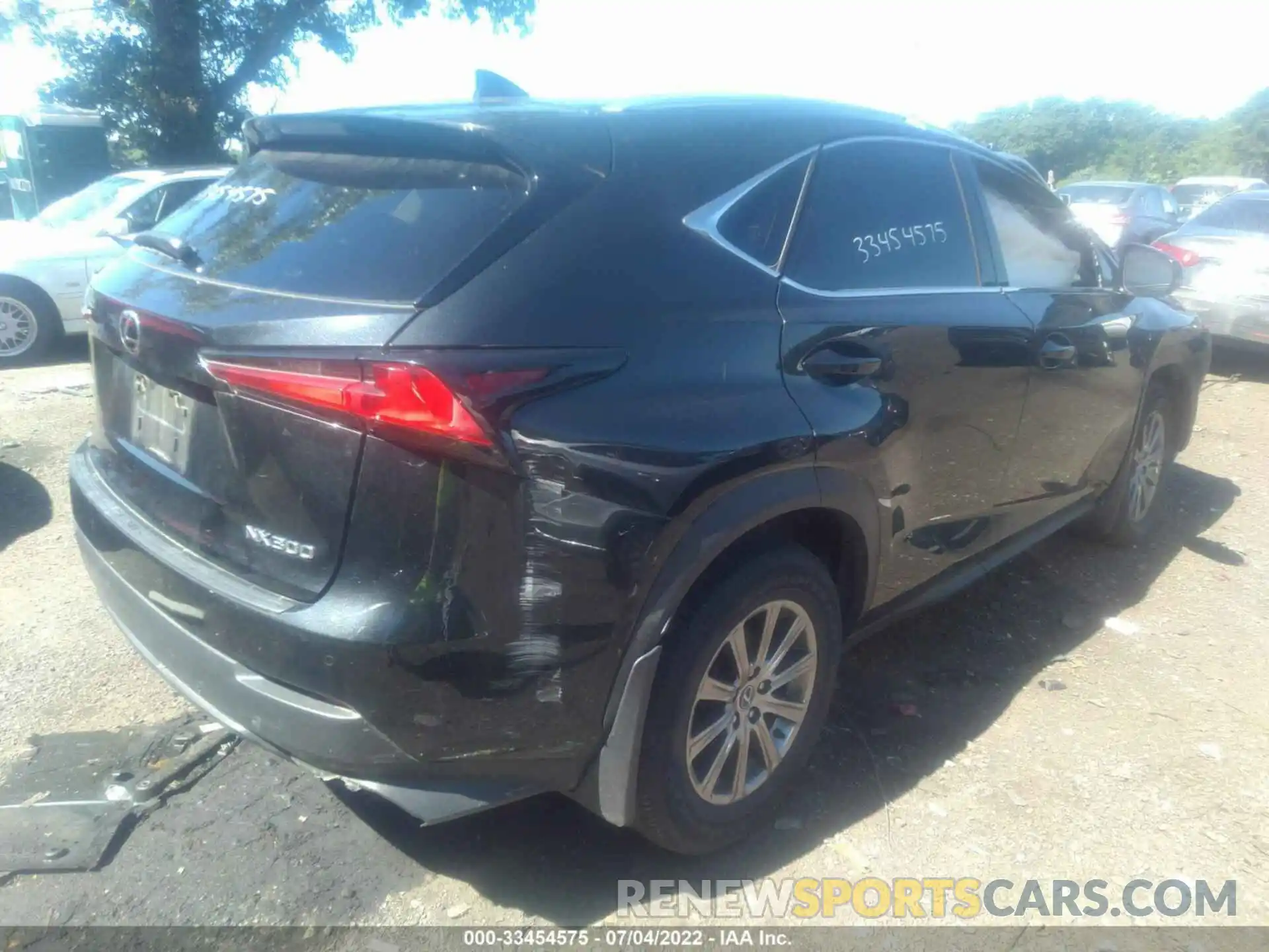 4 Фотография поврежденного автомобиля JTJDARDZ5L2222518 LEXUS NX 2020