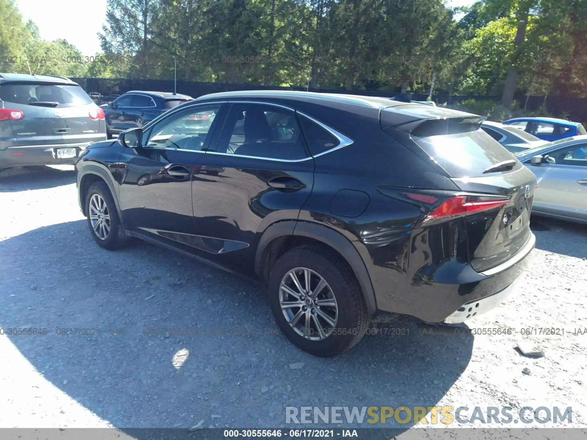 3 Photograph of a damaged car JTJDARDZ5L2222678 LEXUS NX 2020