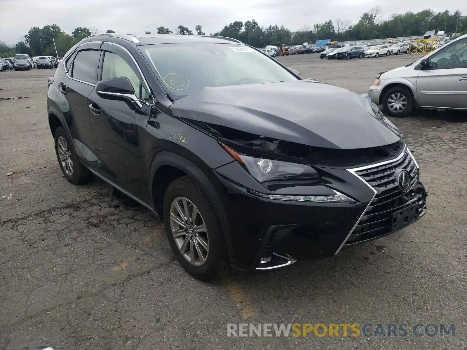 1 Photograph of a damaged car JTJDARDZ5L2235625 LEXUS NX 2020