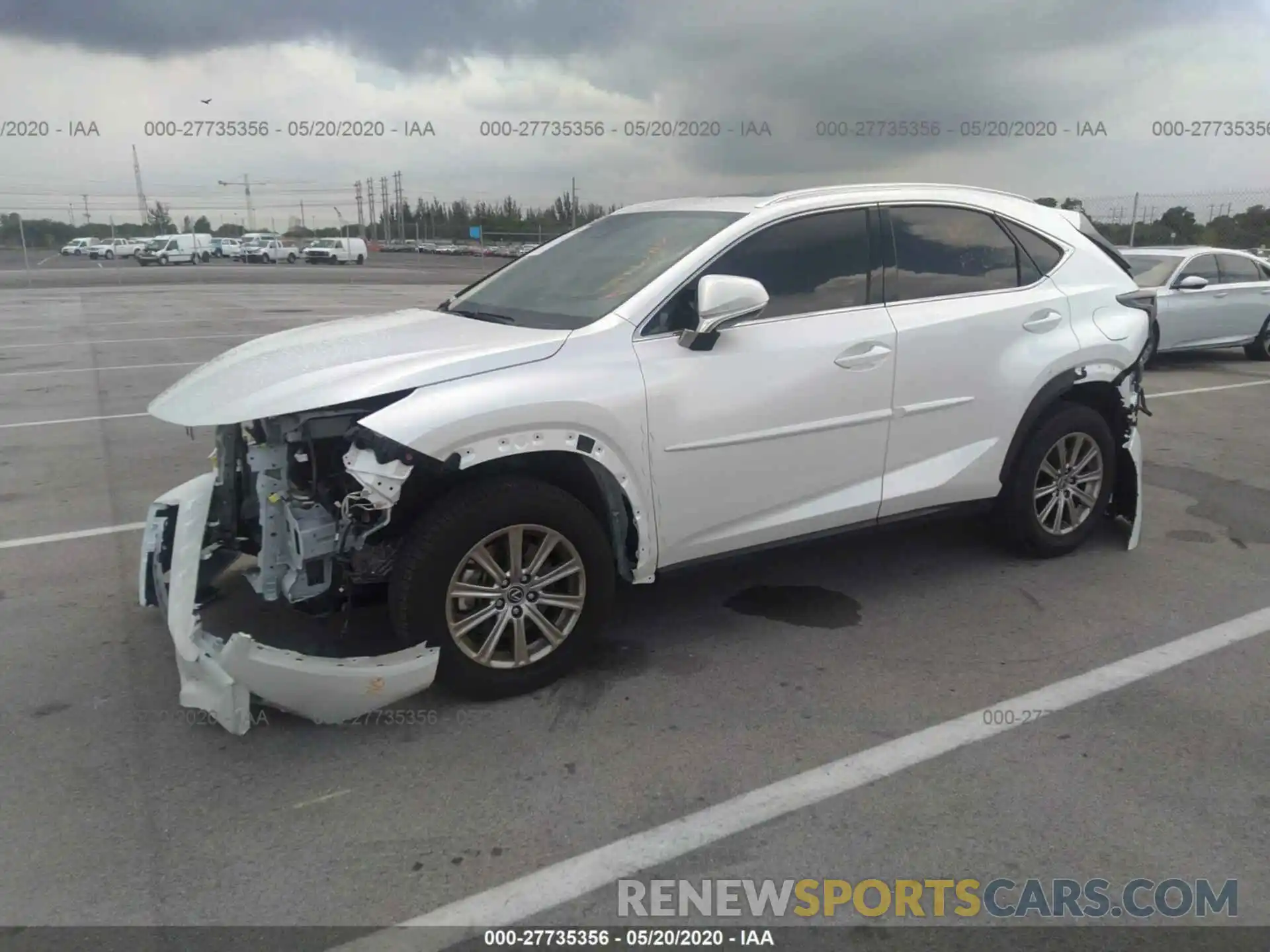 2 Photograph of a damaged car JTJDARDZ5L5005758 LEXUS NX 2020