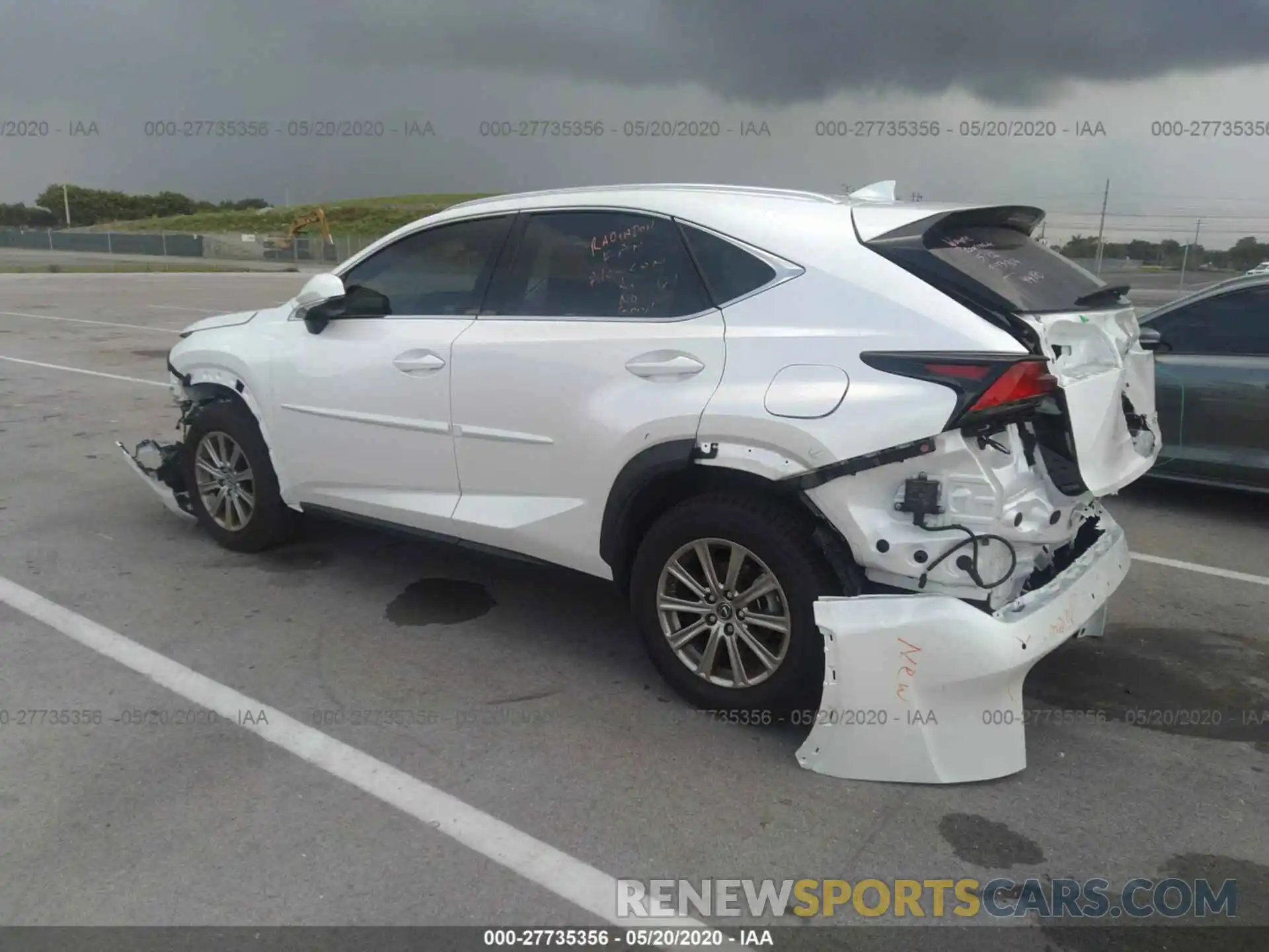 3 Photograph of a damaged car JTJDARDZ5L5005758 LEXUS NX 2020