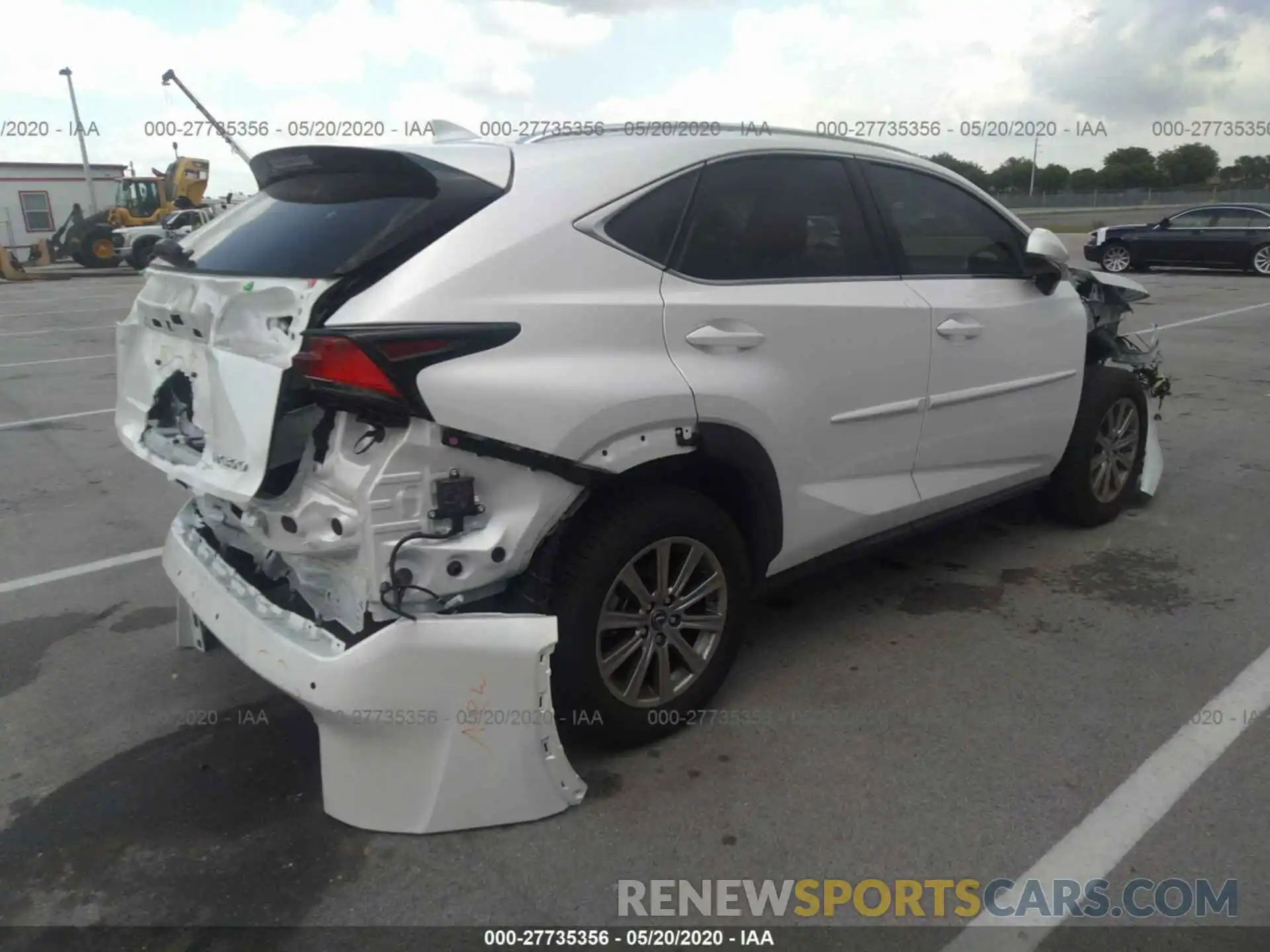 4 Photograph of a damaged car JTJDARDZ5L5005758 LEXUS NX 2020