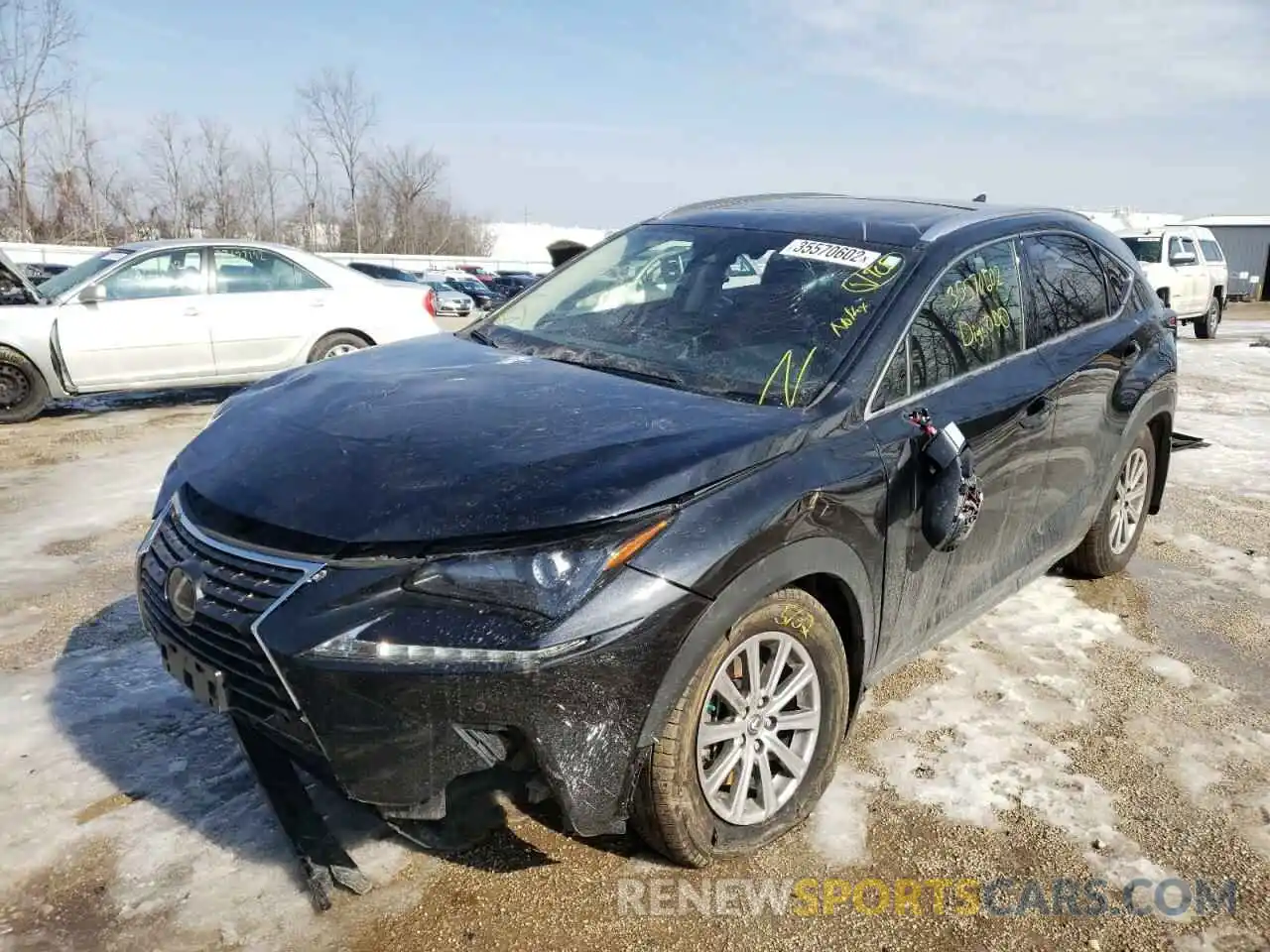 2 Фотография поврежденного автомобиля JTJDARDZ5L5012399 LEXUS NX 2020