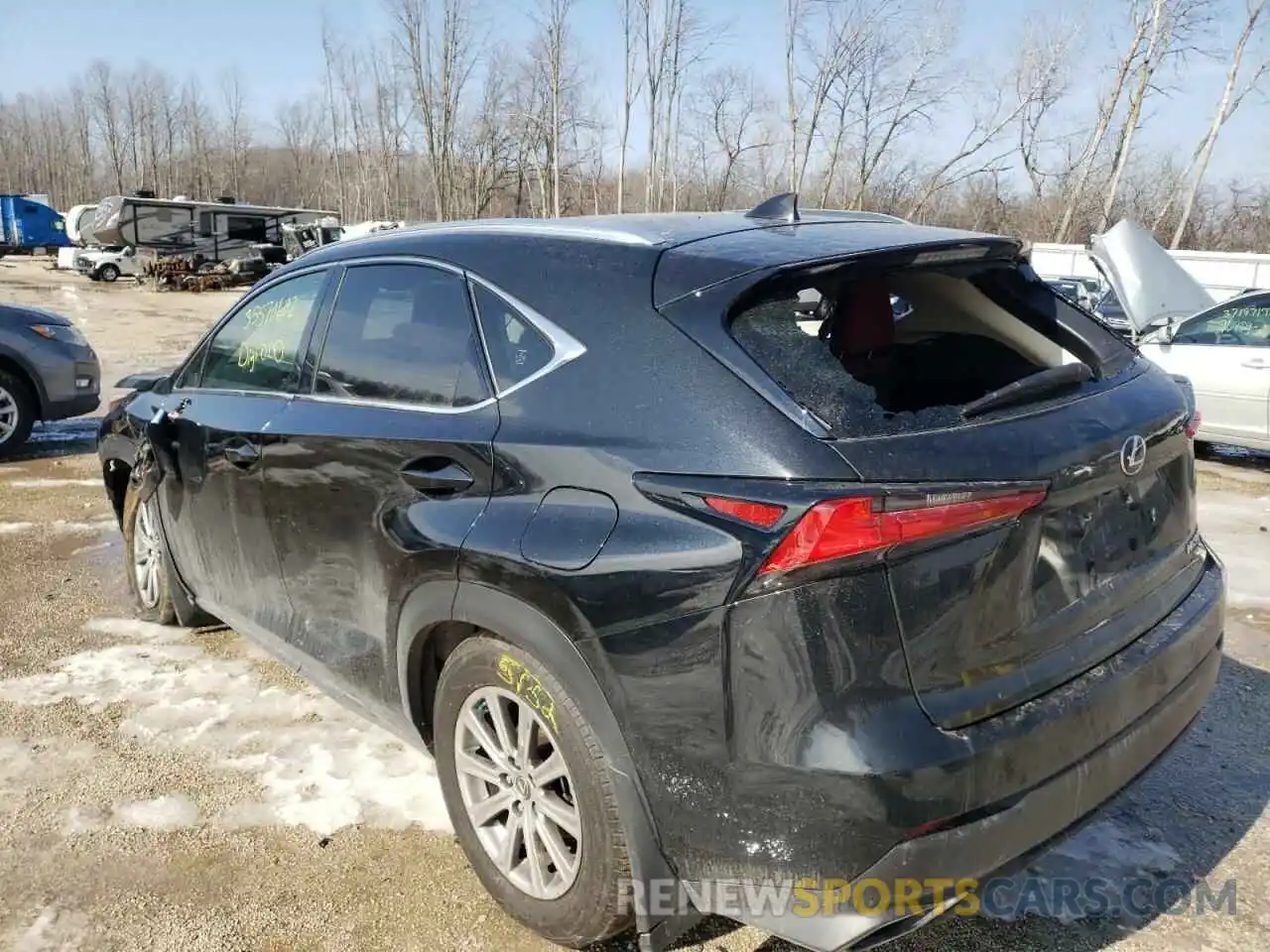 3 Фотография поврежденного автомобиля JTJDARDZ5L5012399 LEXUS NX 2020