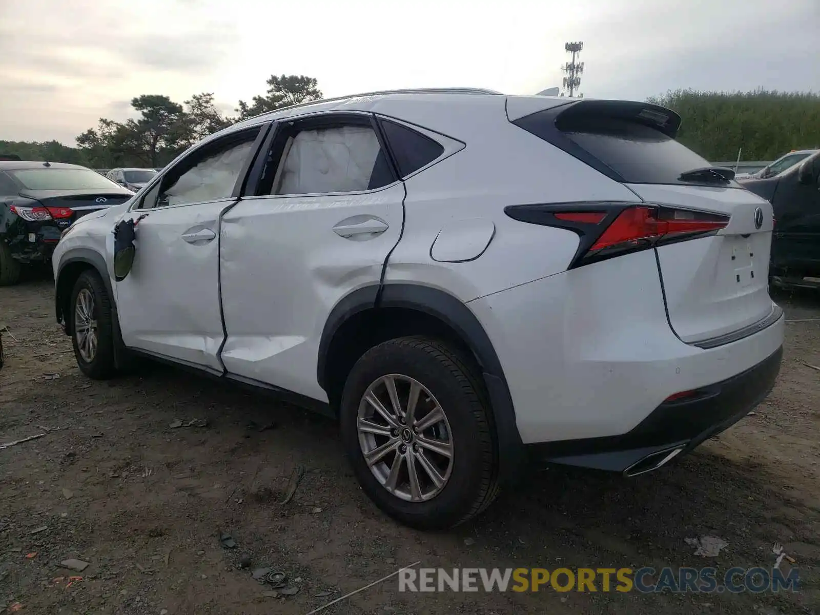 3 Фотография поврежденного автомобиля JTJDARDZ5L5015965 LEXUS NX 2020