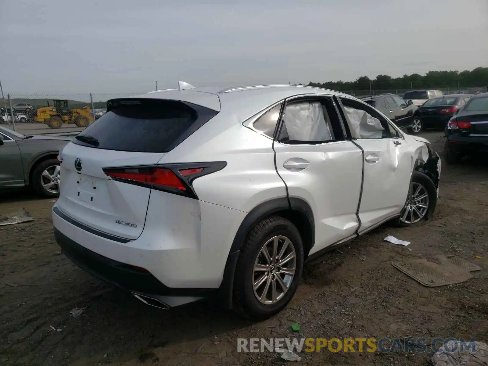 4 Фотография поврежденного автомобиля JTJDARDZ5L5015965 LEXUS NX 2020