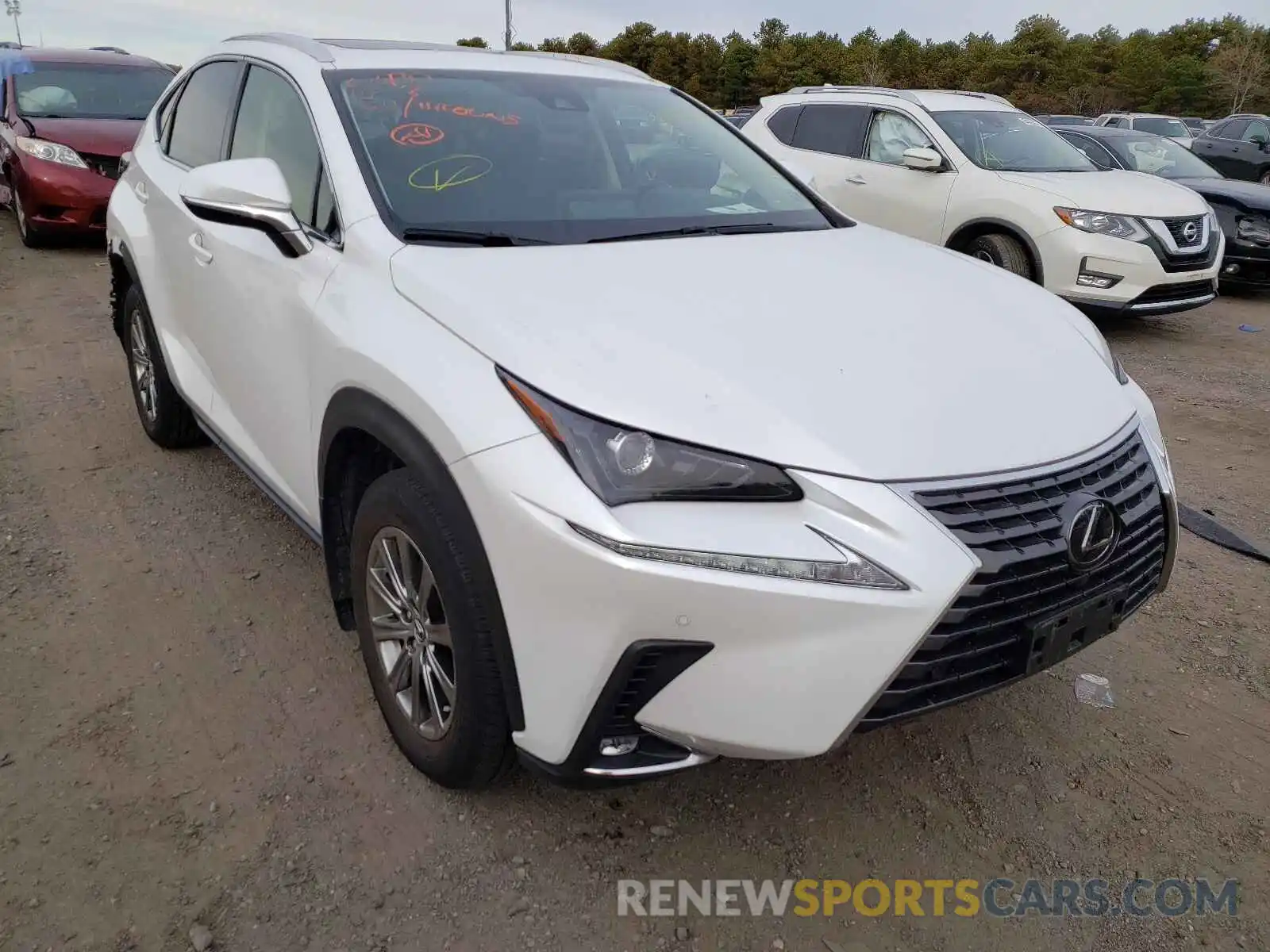 1 Photograph of a damaged car JTJDARDZ6L2218364 LEXUS NX 2020