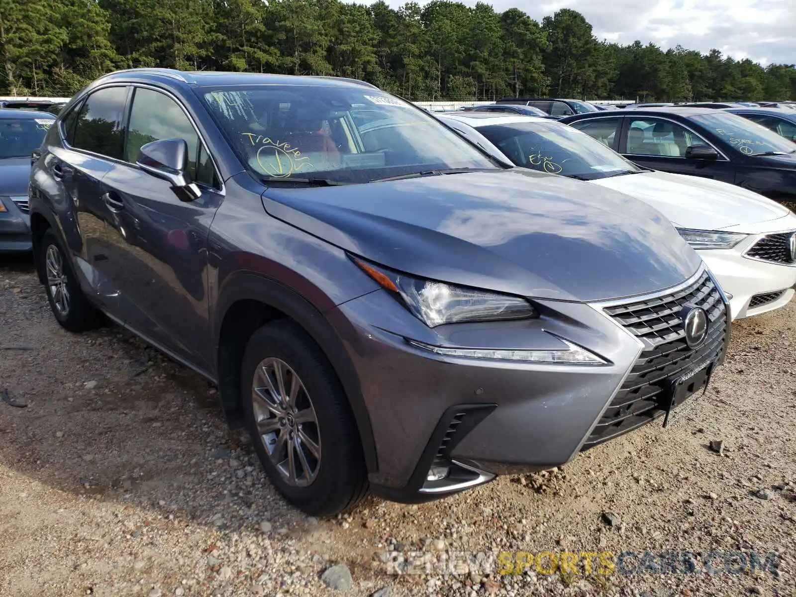 1 Photograph of a damaged car JTJDARDZ6L2220860 LEXUS NX 2020