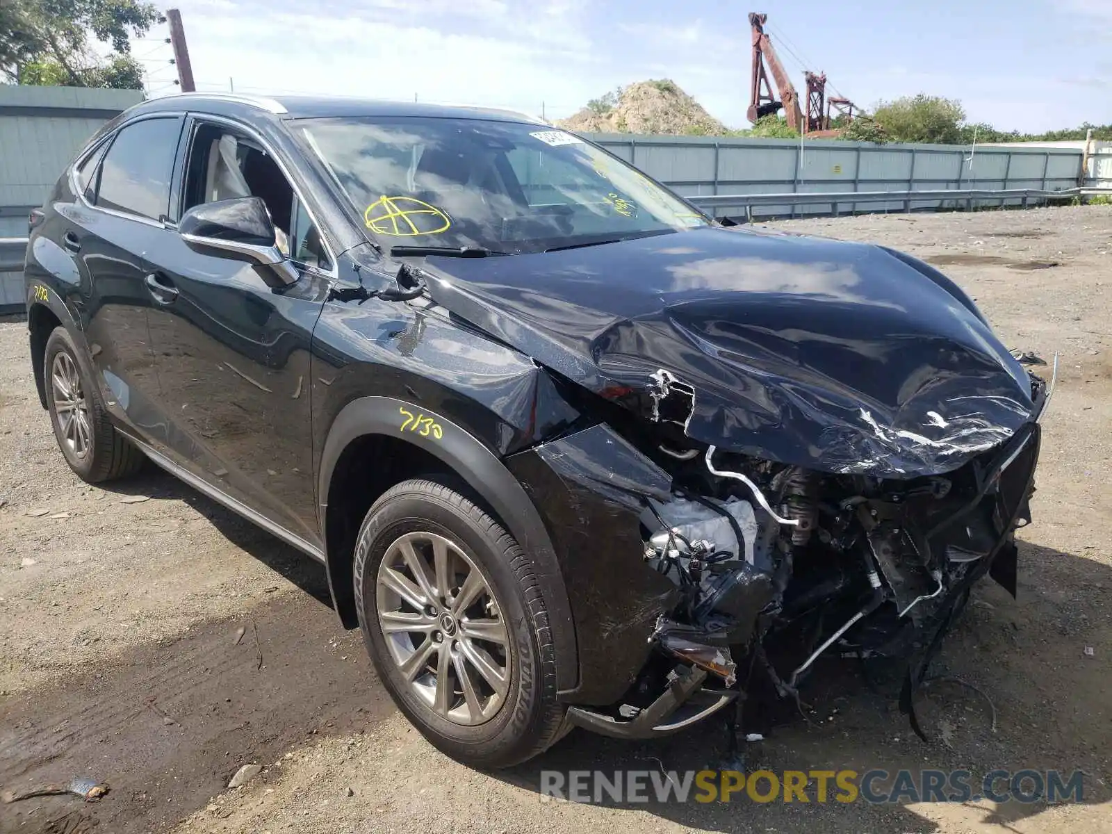 1 Photograph of a damaged car JTJDARDZ6L2222477 LEXUS NX 2020