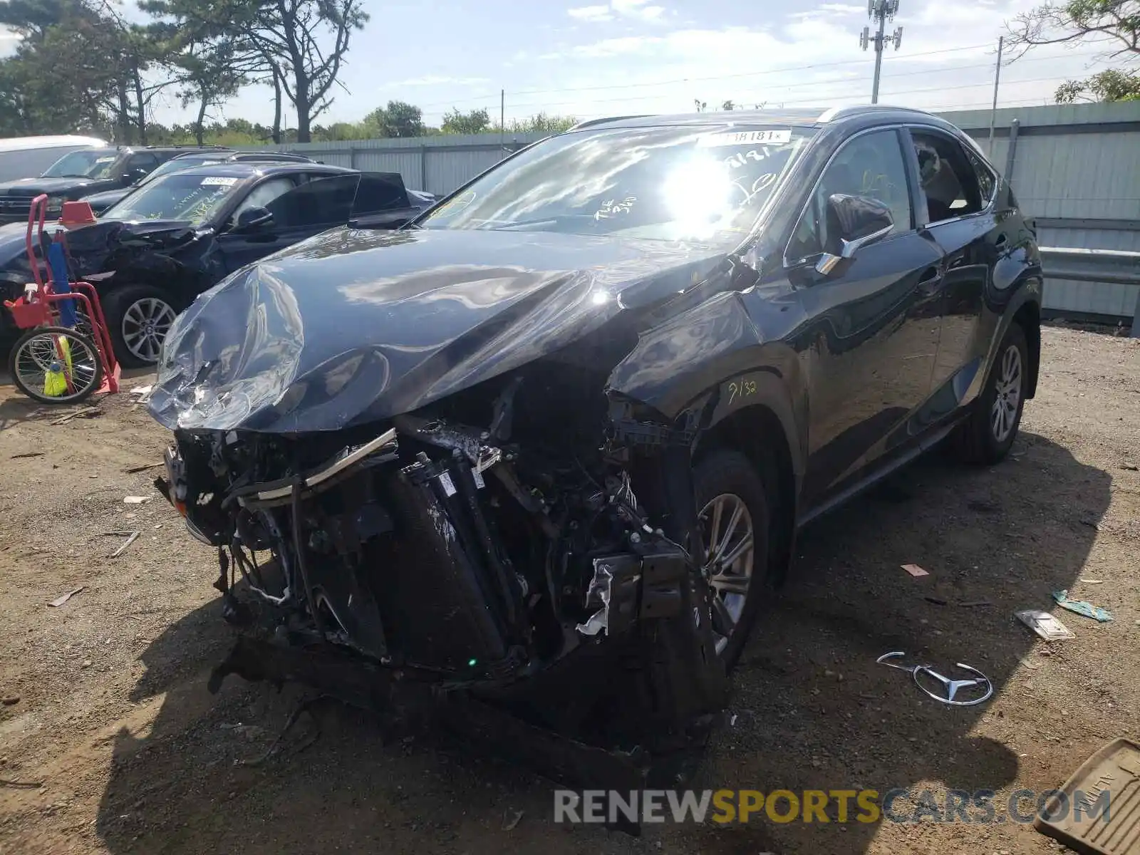 2 Photograph of a damaged car JTJDARDZ6L2222477 LEXUS NX 2020