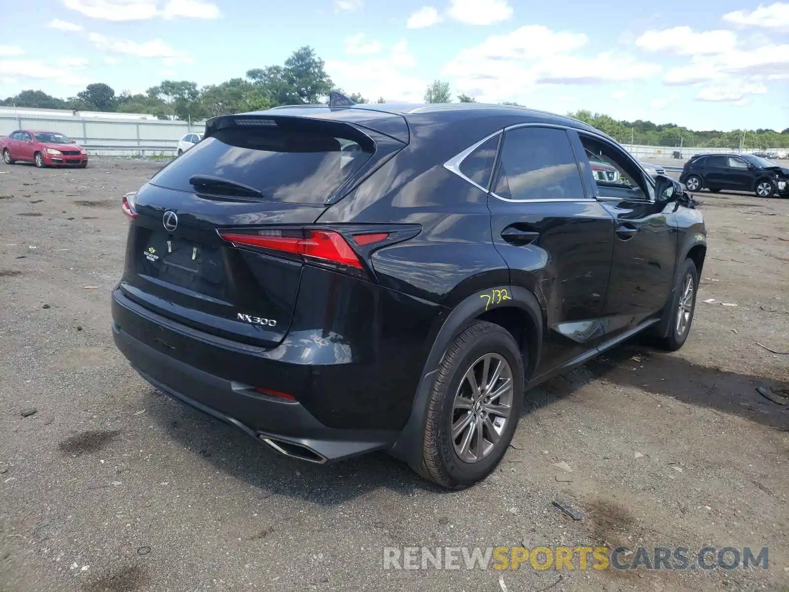 4 Фотография поврежденного автомобиля JTJDARDZ6L2222477 LEXUS NX 2020