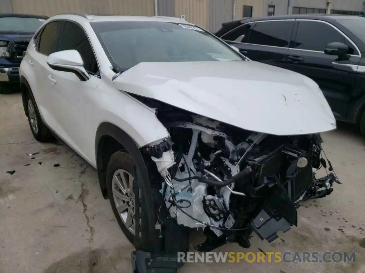 1 Photograph of a damaged car JTJDARDZ6L2235388 LEXUS NX 2020