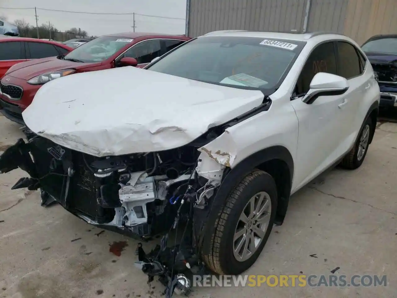 2 Photograph of a damaged car JTJDARDZ6L2235388 LEXUS NX 2020