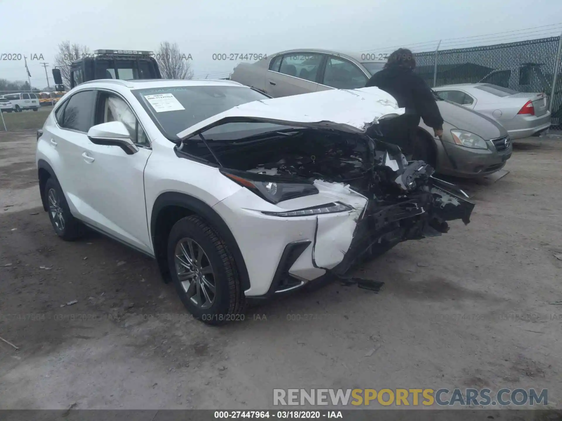 1 Photograph of a damaged car JTJDARDZ6L5004358 LEXUS NX 2020