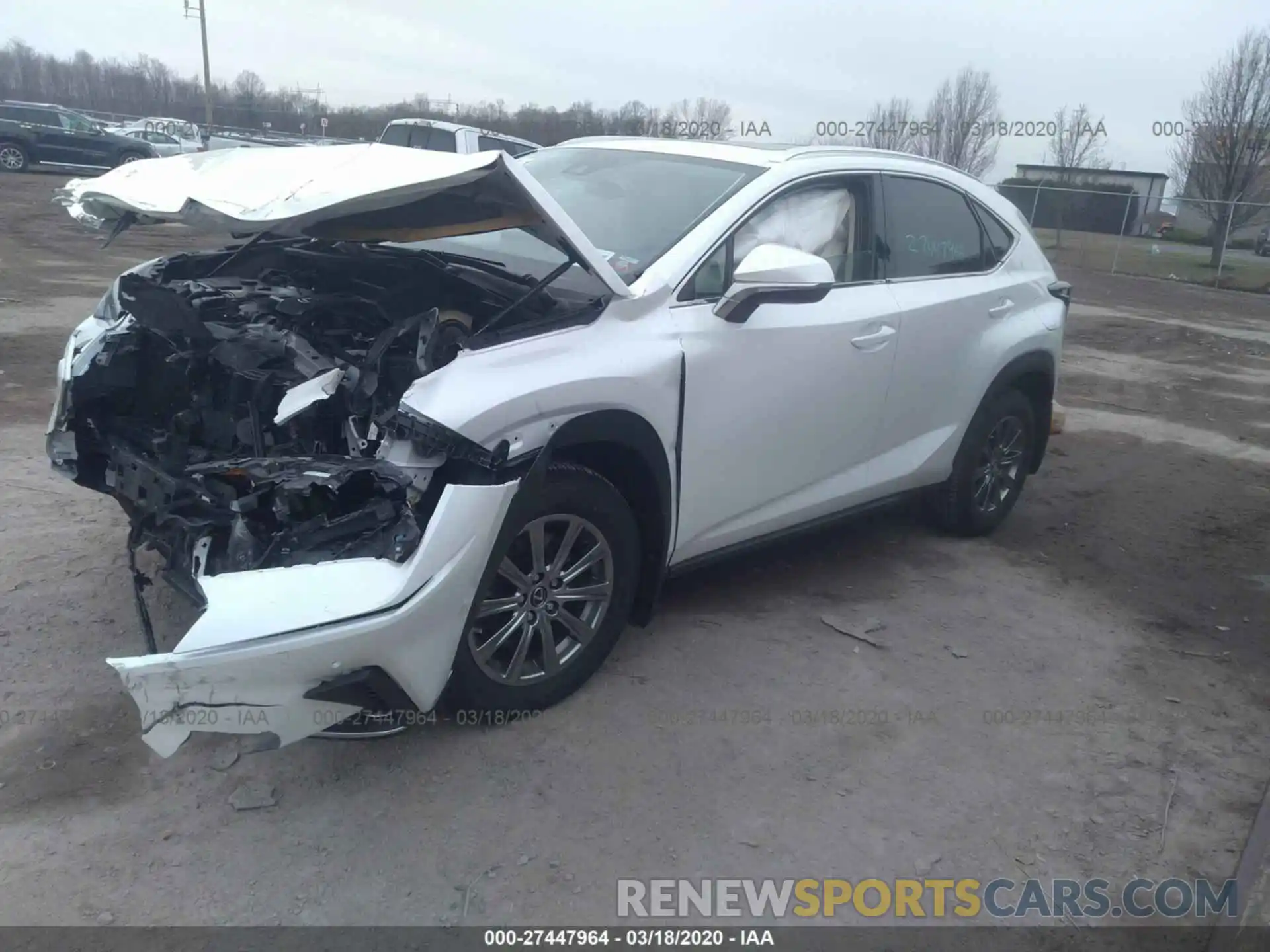 2 Photograph of a damaged car JTJDARDZ6L5004358 LEXUS NX 2020