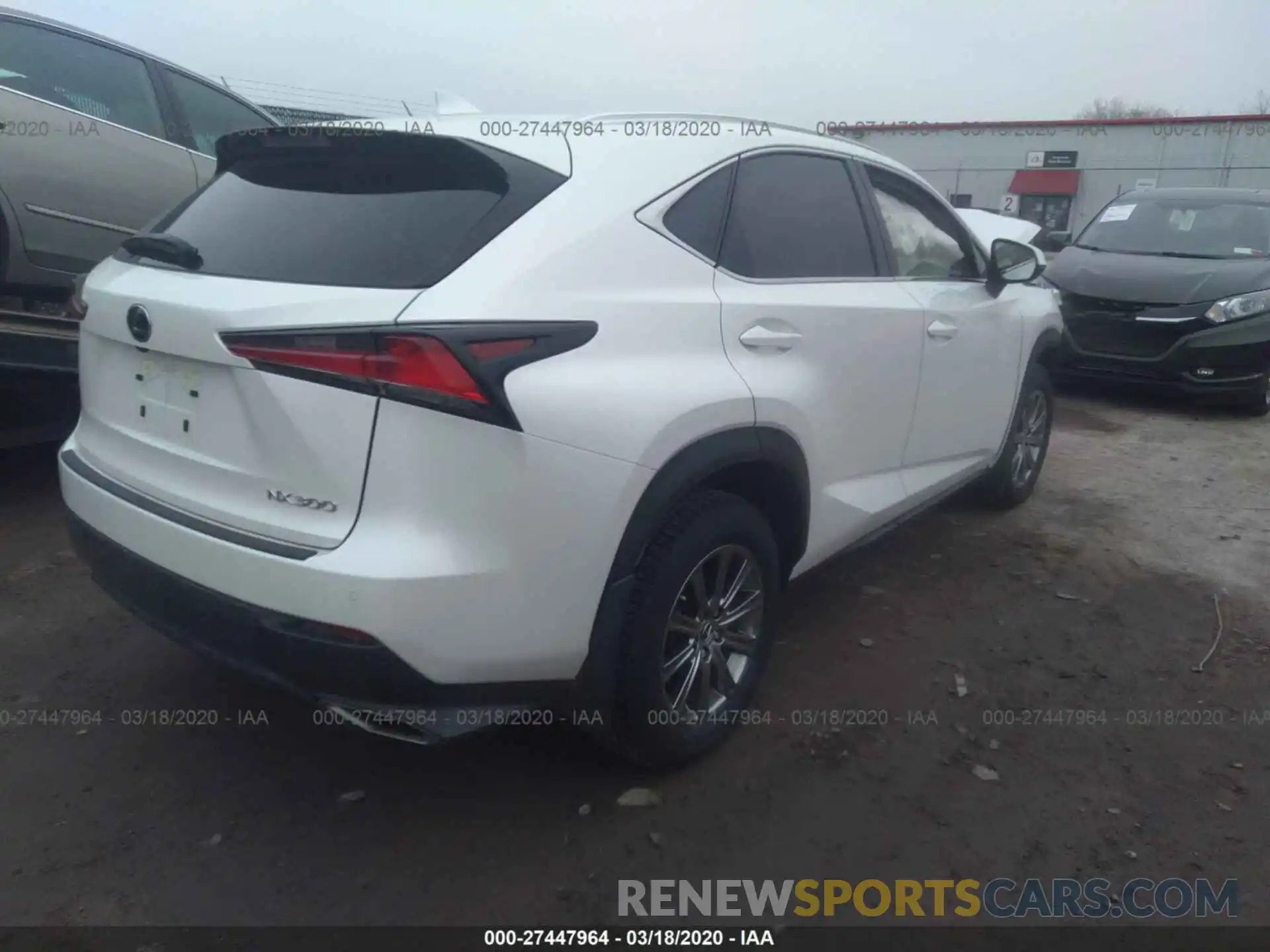 4 Фотография поврежденного автомобиля JTJDARDZ6L5004358 LEXUS NX 2020