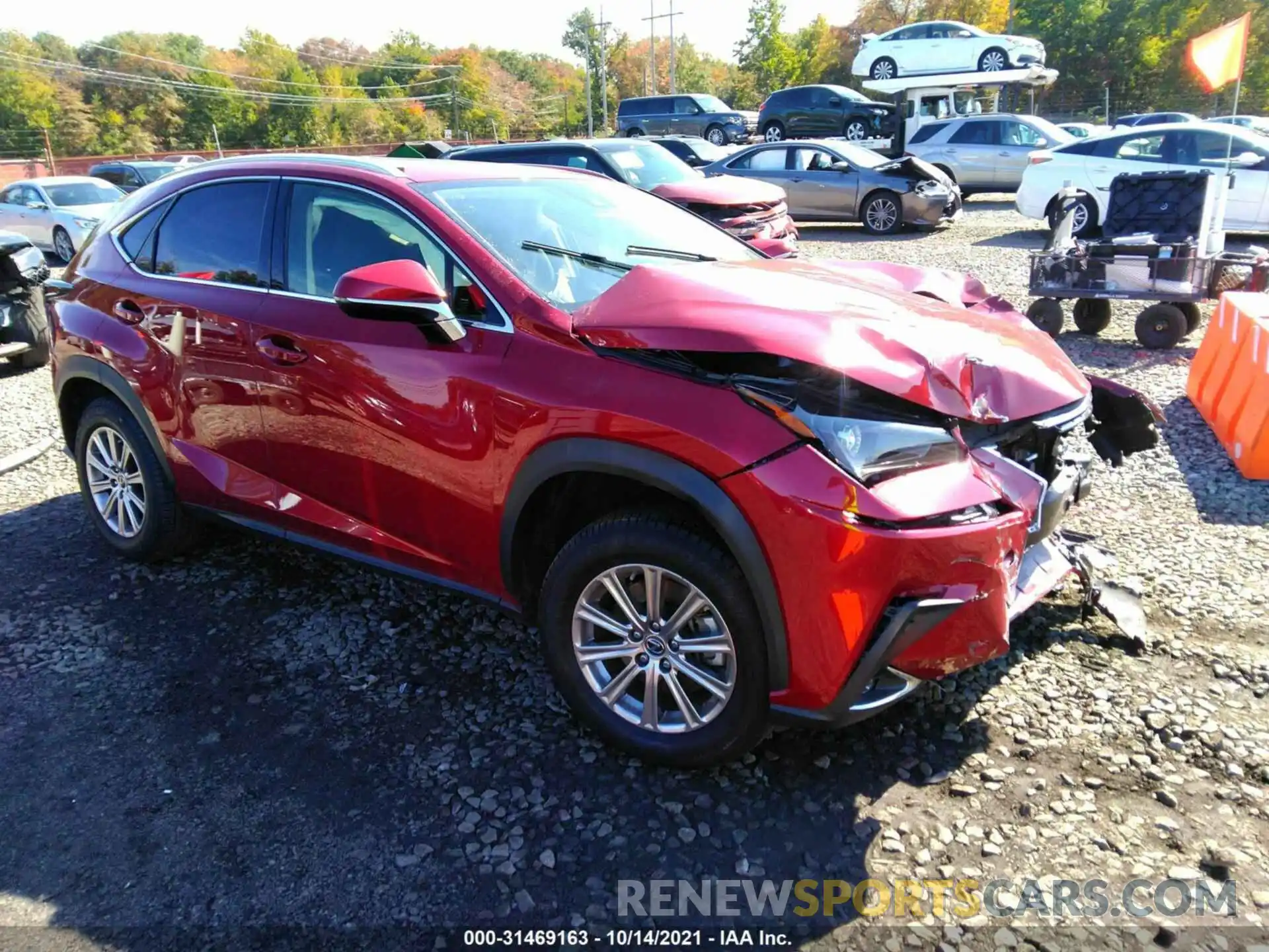 1 Photograph of a damaged car JTJDARDZ6L5009981 LEXUS NX 2020