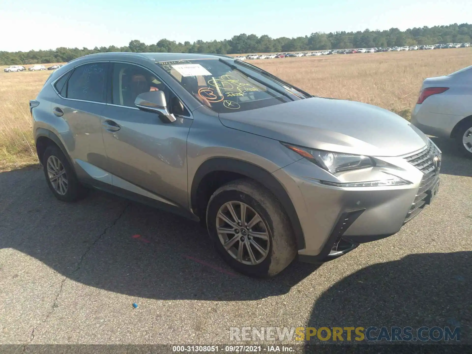 1 Photograph of a damaged car JTJDARDZ6L5009995 LEXUS NX 2020