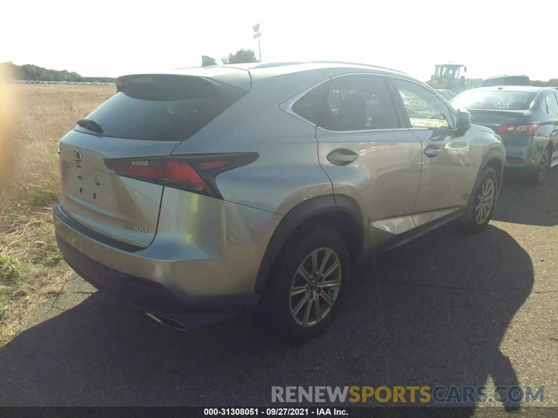 4 Фотография поврежденного автомобиля JTJDARDZ6L5009995 LEXUS NX 2020