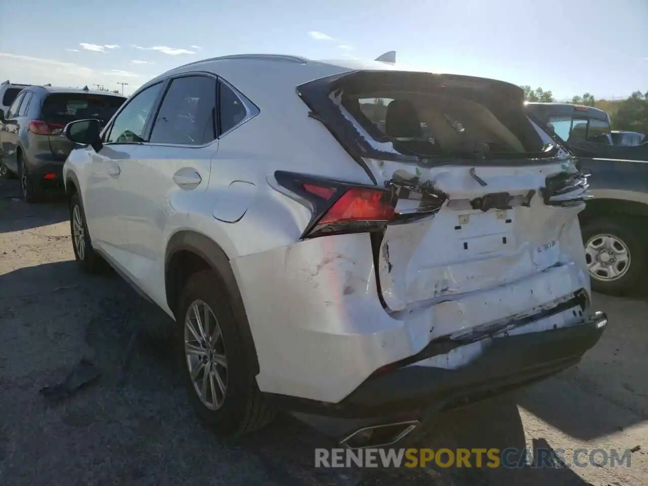 3 Photograph of a damaged car JTJDARDZ6L5010080 LEXUS NX 2020