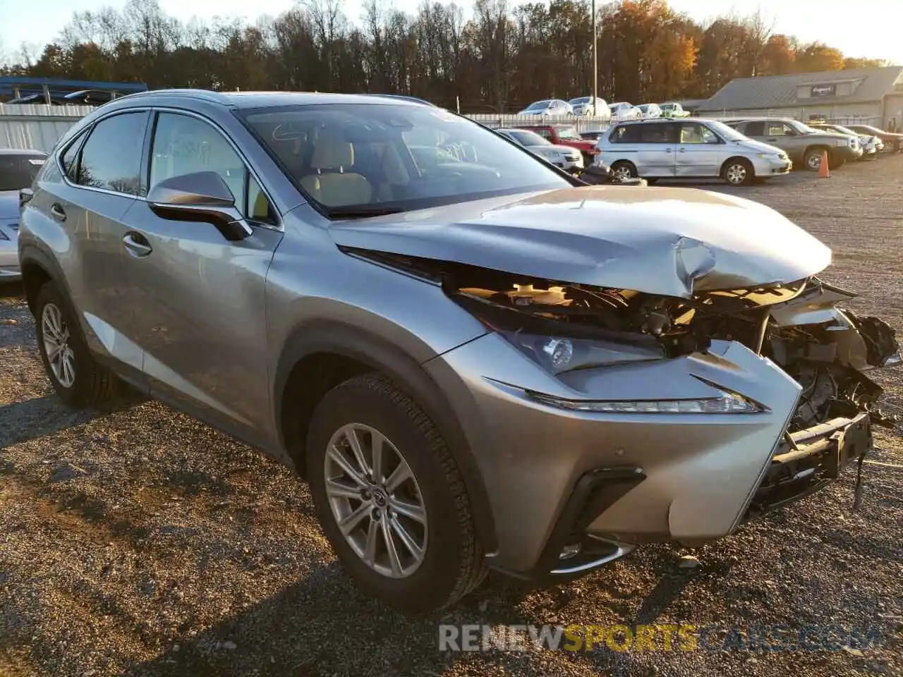 1 Photograph of a damaged car JTJDARDZ6L5010421 LEXUS NX 2020