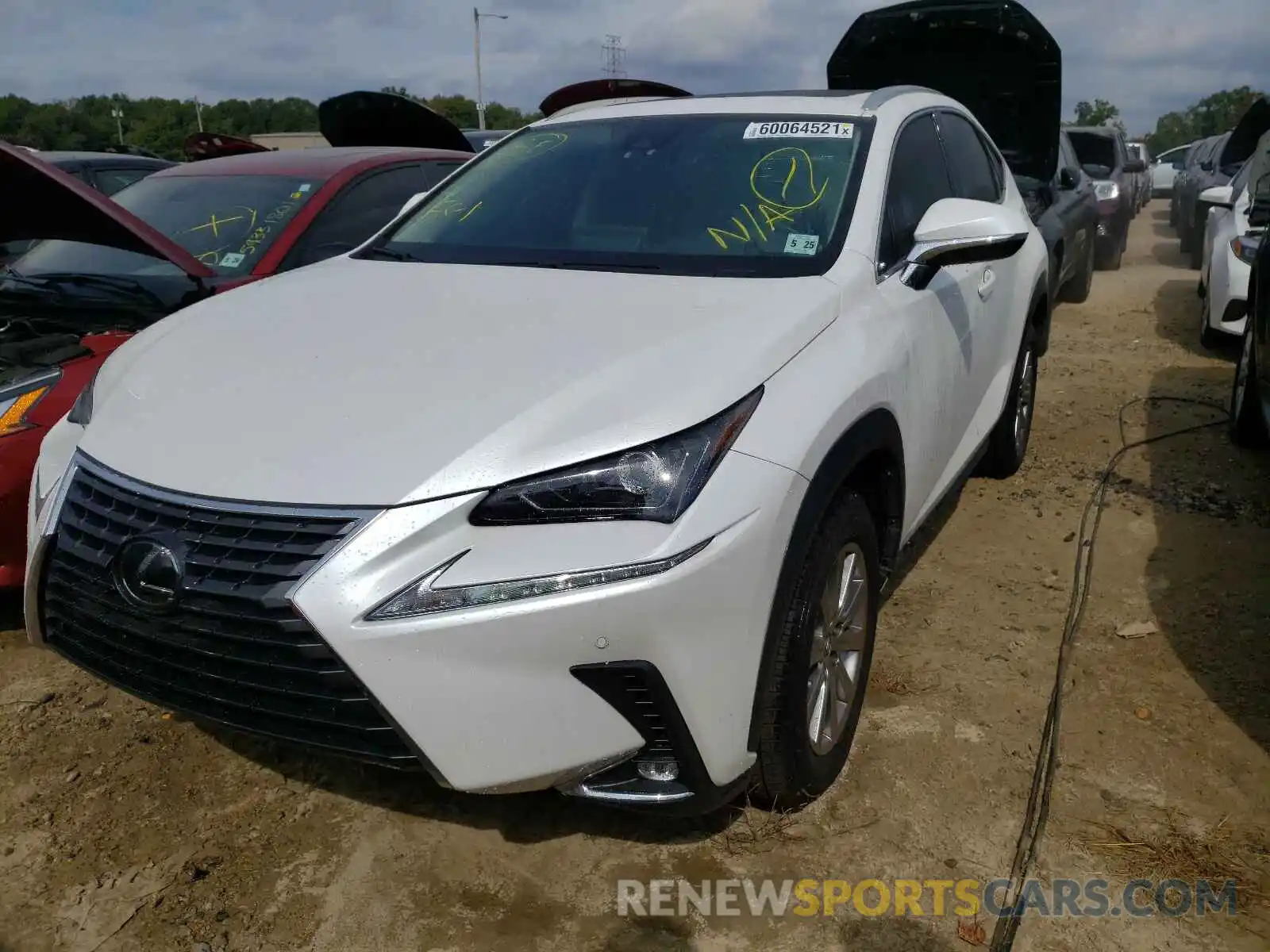 2 Фотография поврежденного автомобиля JTJDARDZ6L5017613 LEXUS NX 2020