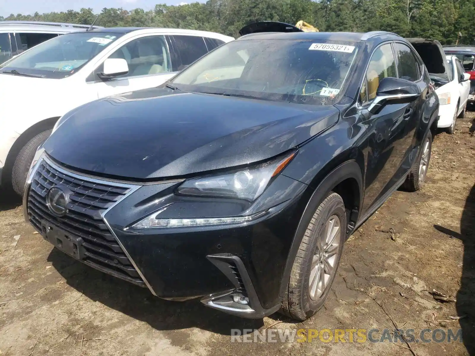 2 Фотография поврежденного автомобиля JTJDARDZ7L2217949 LEXUS NX 2020