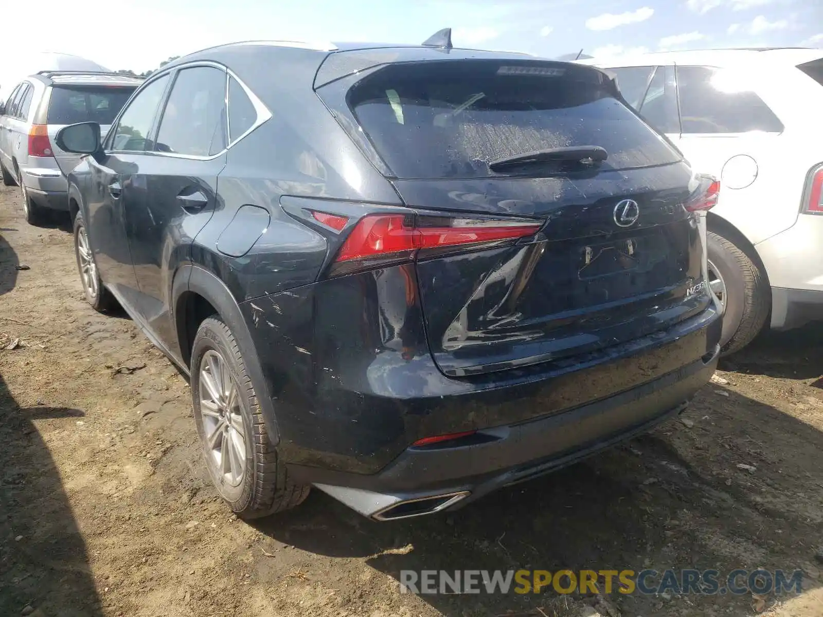 3 Фотография поврежденного автомобиля JTJDARDZ7L2217949 LEXUS NX 2020