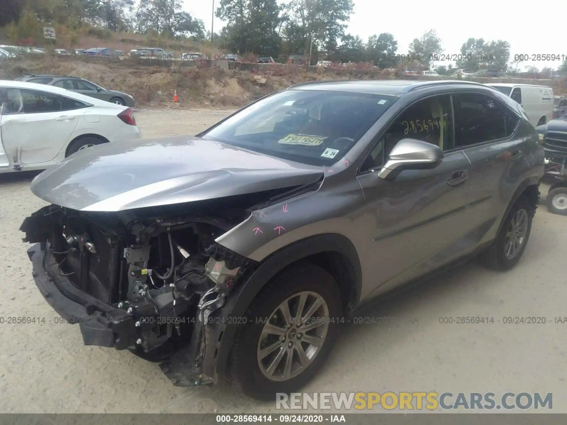 2 Photograph of a damaged car JTJDARDZ7L2220592 LEXUS NX 2020