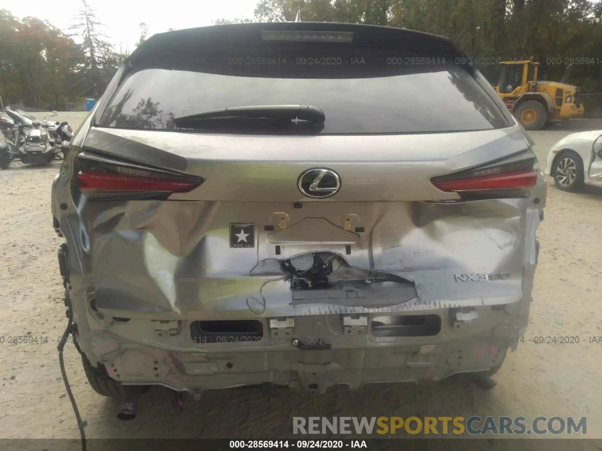 6 Фотография поврежденного автомобиля JTJDARDZ7L2220592 LEXUS NX 2020