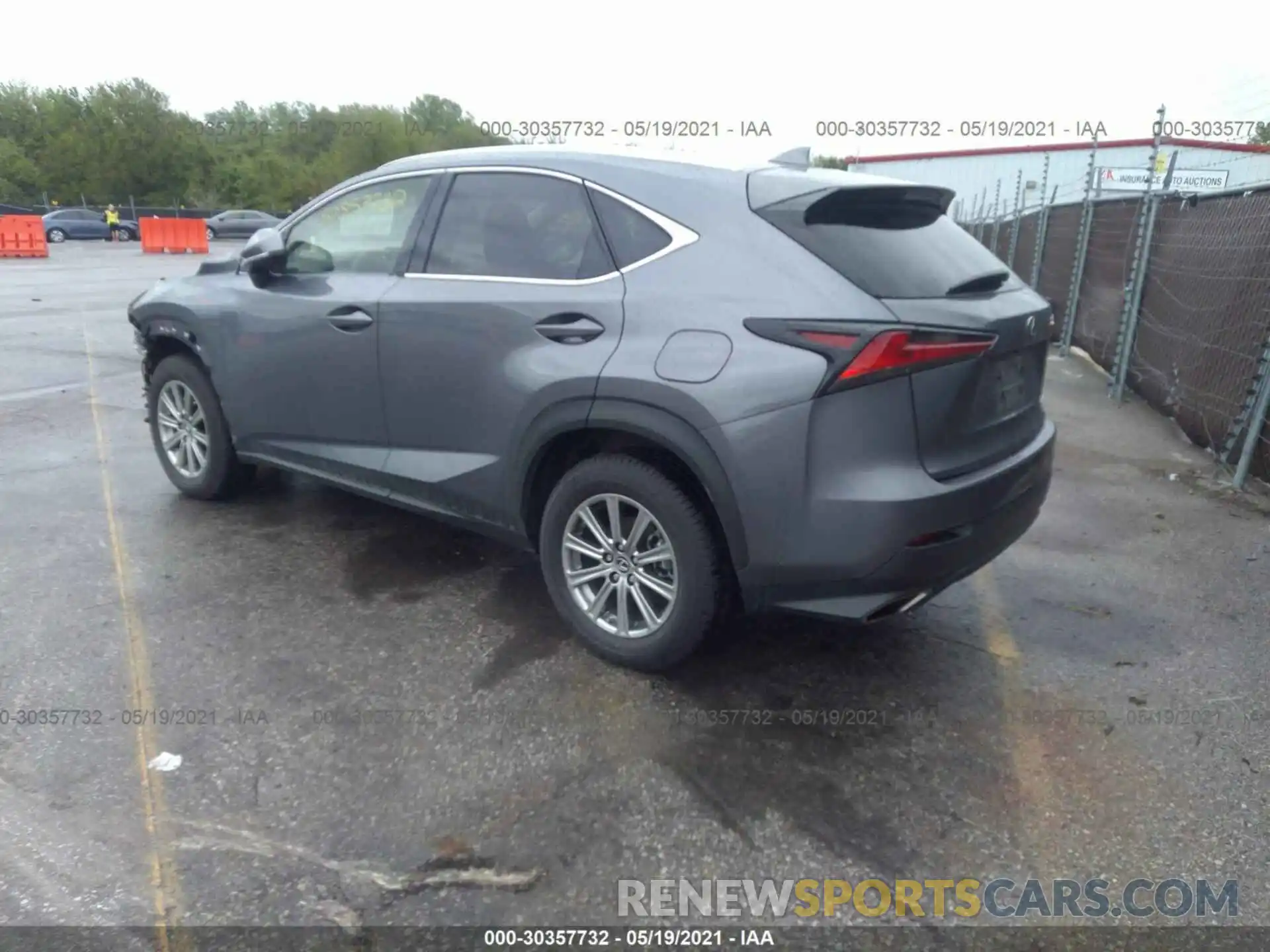 3 Фотография поврежденного автомобиля JTJDARDZ7L2236226 LEXUS NX 2020