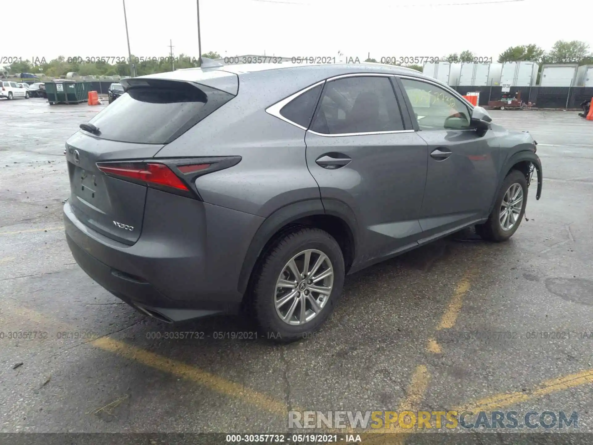 4 Фотография поврежденного автомобиля JTJDARDZ7L2236226 LEXUS NX 2020