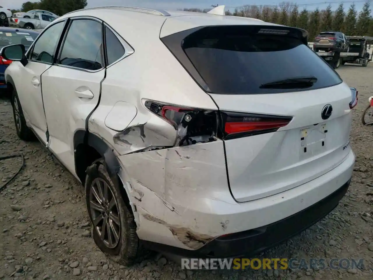 3 Фотография поврежденного автомобиля JTJDARDZ7L5006152 LEXUS NX 2020