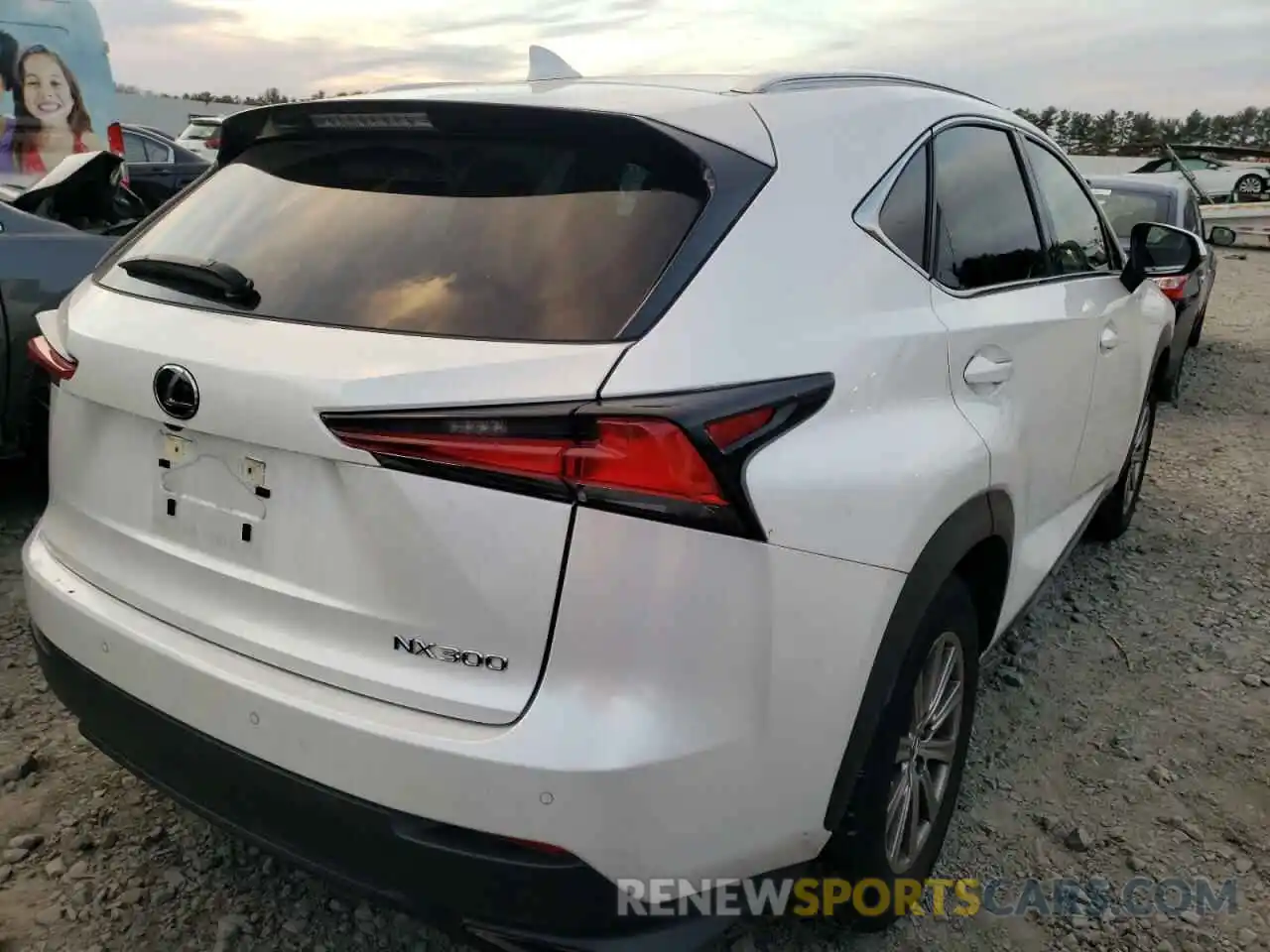 4 Фотография поврежденного автомобиля JTJDARDZ7L5006152 LEXUS NX 2020