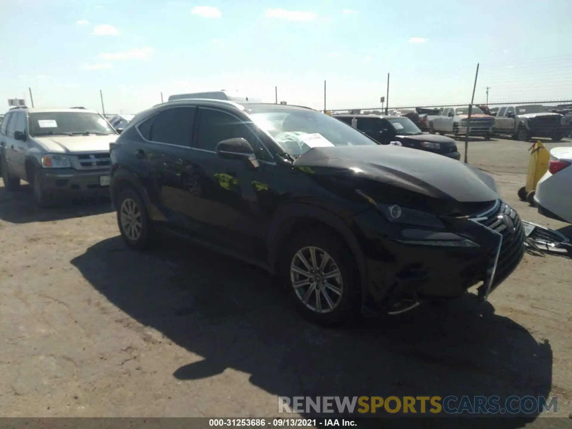 1 Photograph of a damaged car JTJDARDZ7L5011173 LEXUS NX 2020