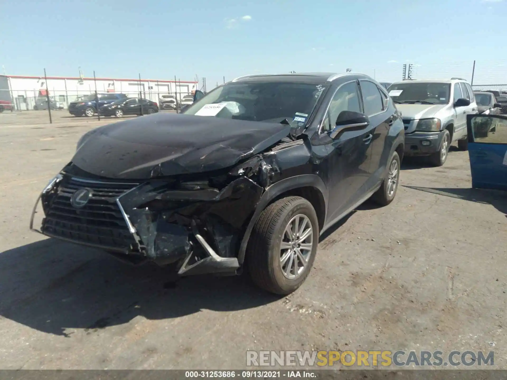 2 Фотография поврежденного автомобиля JTJDARDZ7L5011173 LEXUS NX 2020