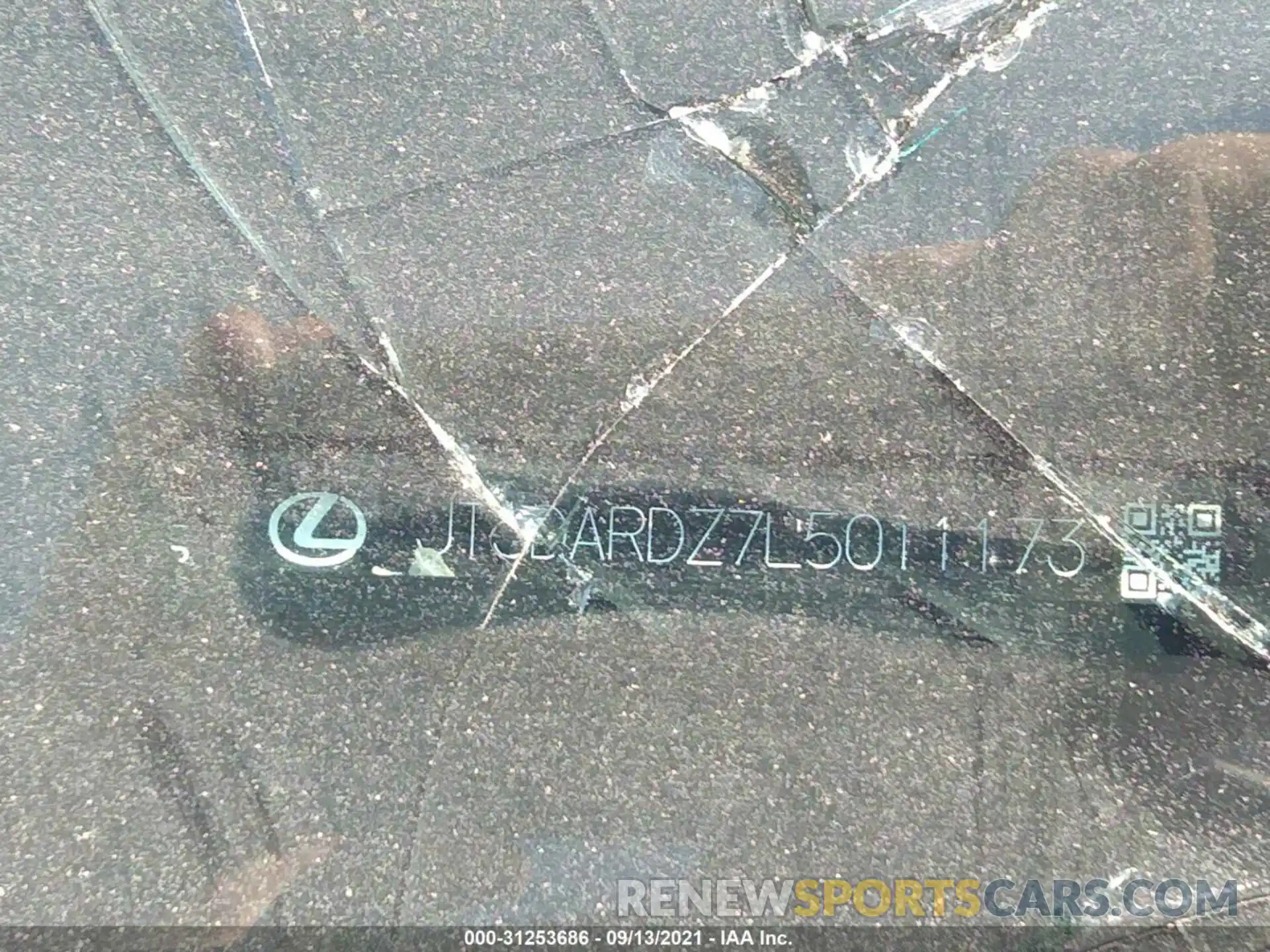 9 Photograph of a damaged car JTJDARDZ7L5011173 LEXUS NX 2020