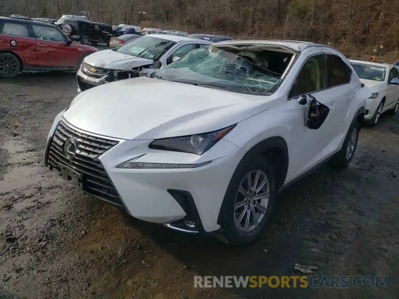 2 Photograph of a damaged car JTJDARDZ7L5011996 LEXUS NX 2020