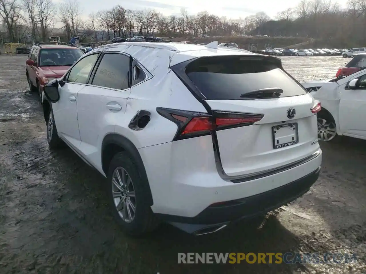 3 Photograph of a damaged car JTJDARDZ7L5011996 LEXUS NX 2020