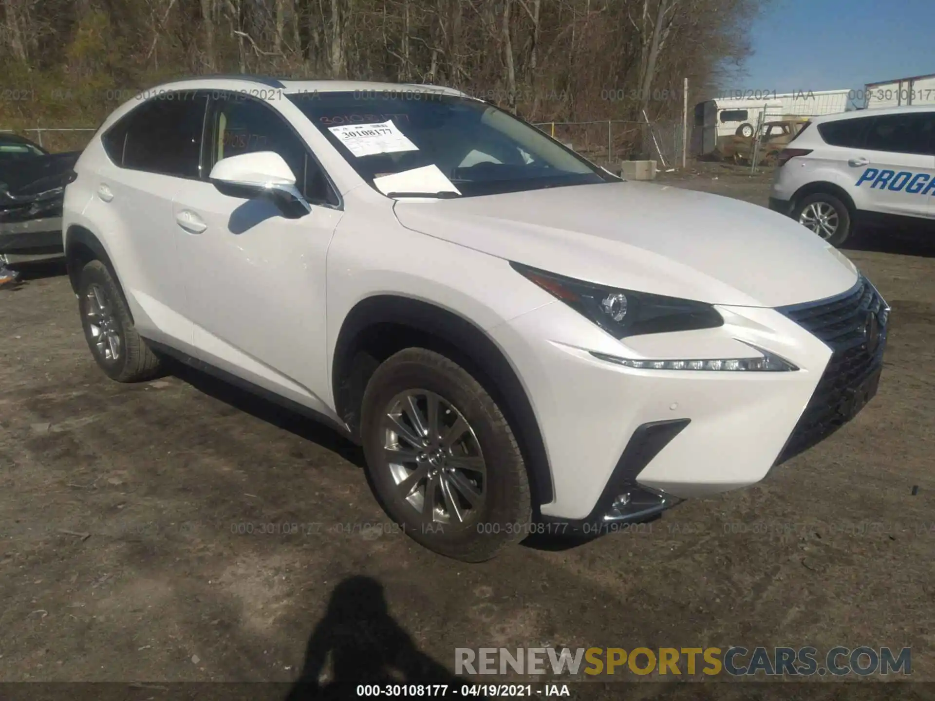 1 Photograph of a damaged car JTJDARDZ7L5012887 LEXUS NX 2020