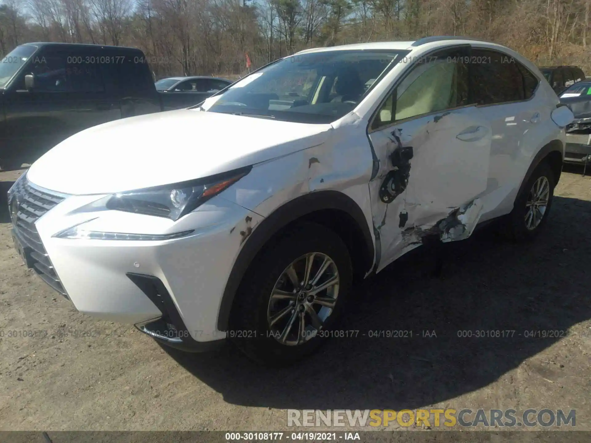 2 Фотография поврежденного автомобиля JTJDARDZ7L5012887 LEXUS NX 2020