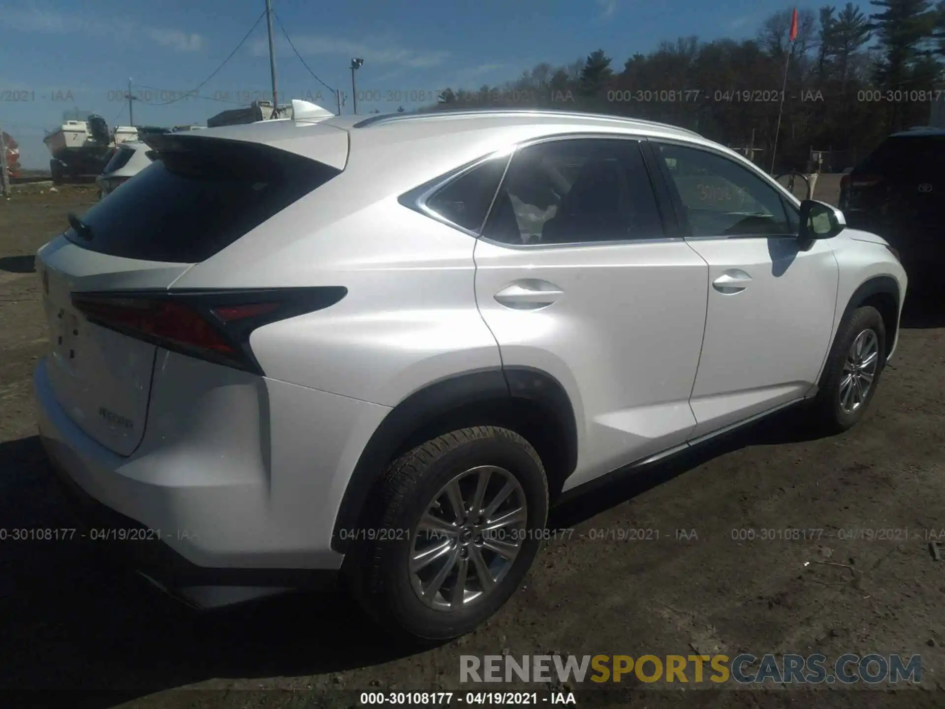 4 Фотография поврежденного автомобиля JTJDARDZ7L5012887 LEXUS NX 2020