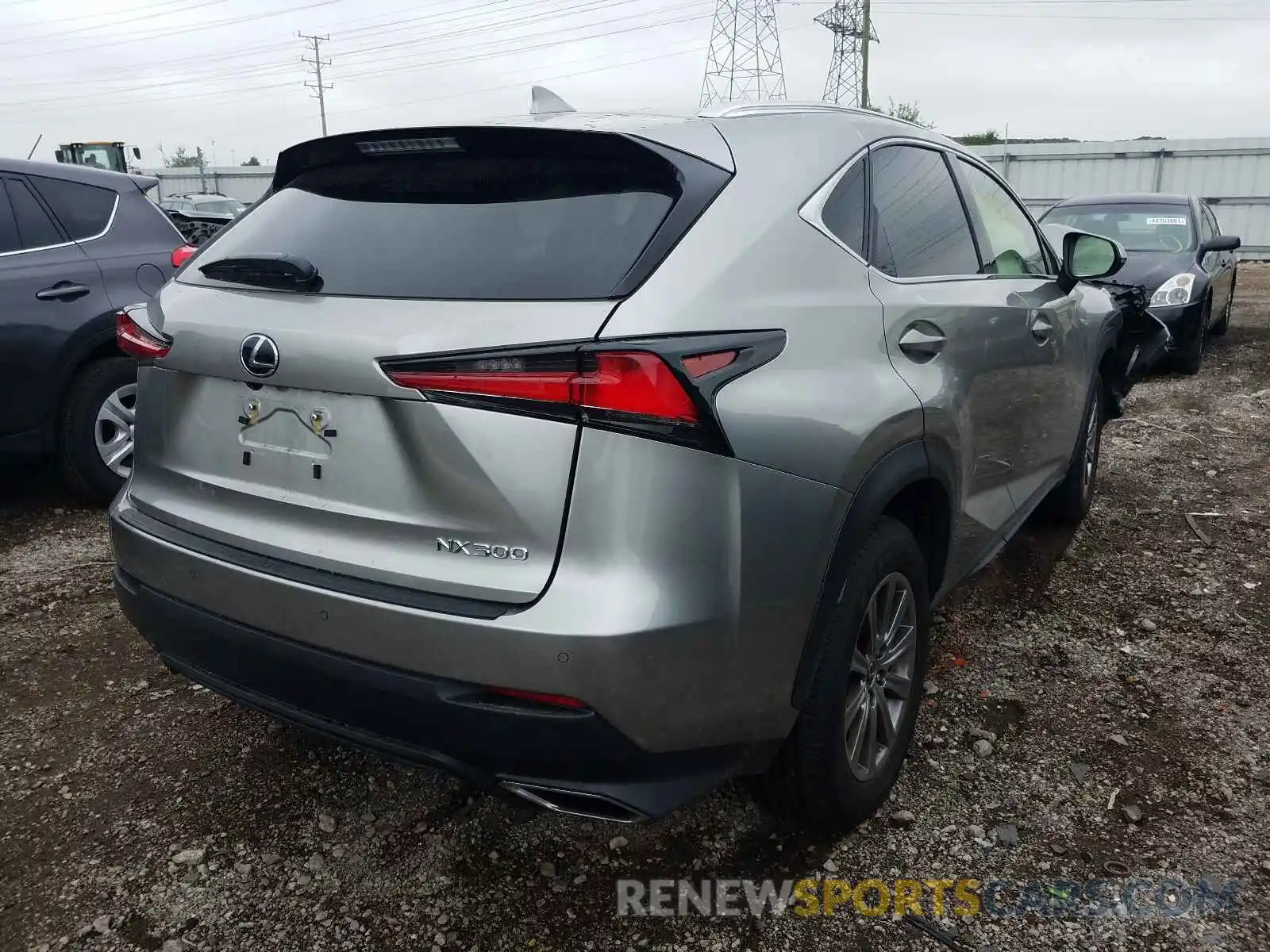 4 Фотография поврежденного автомобиля JTJDARDZ8L2223212 LEXUS NX 2020