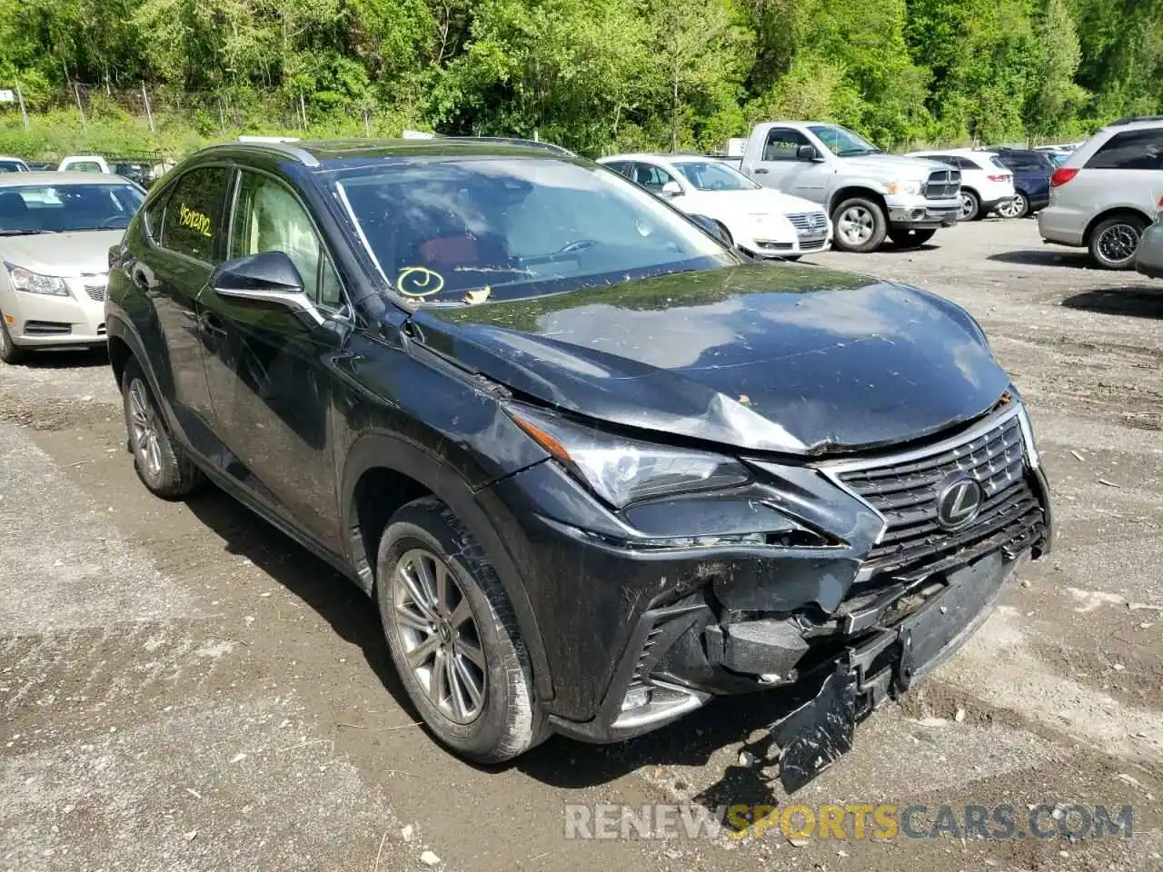 1 Photograph of a damaged car JTJDARDZ8L2235859 LEXUS NX 2020