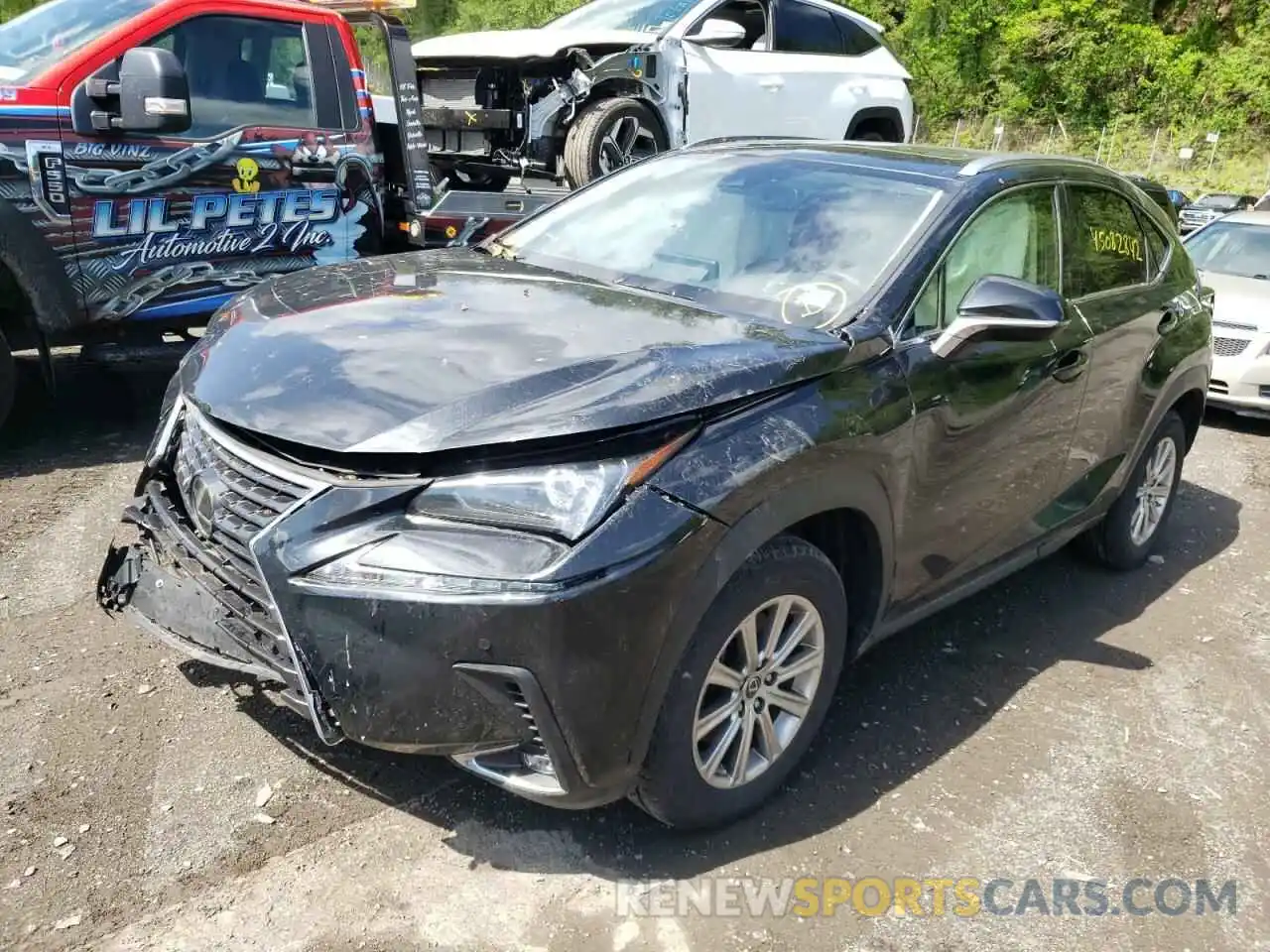 2 Фотография поврежденного автомобиля JTJDARDZ8L2235859 LEXUS NX 2020