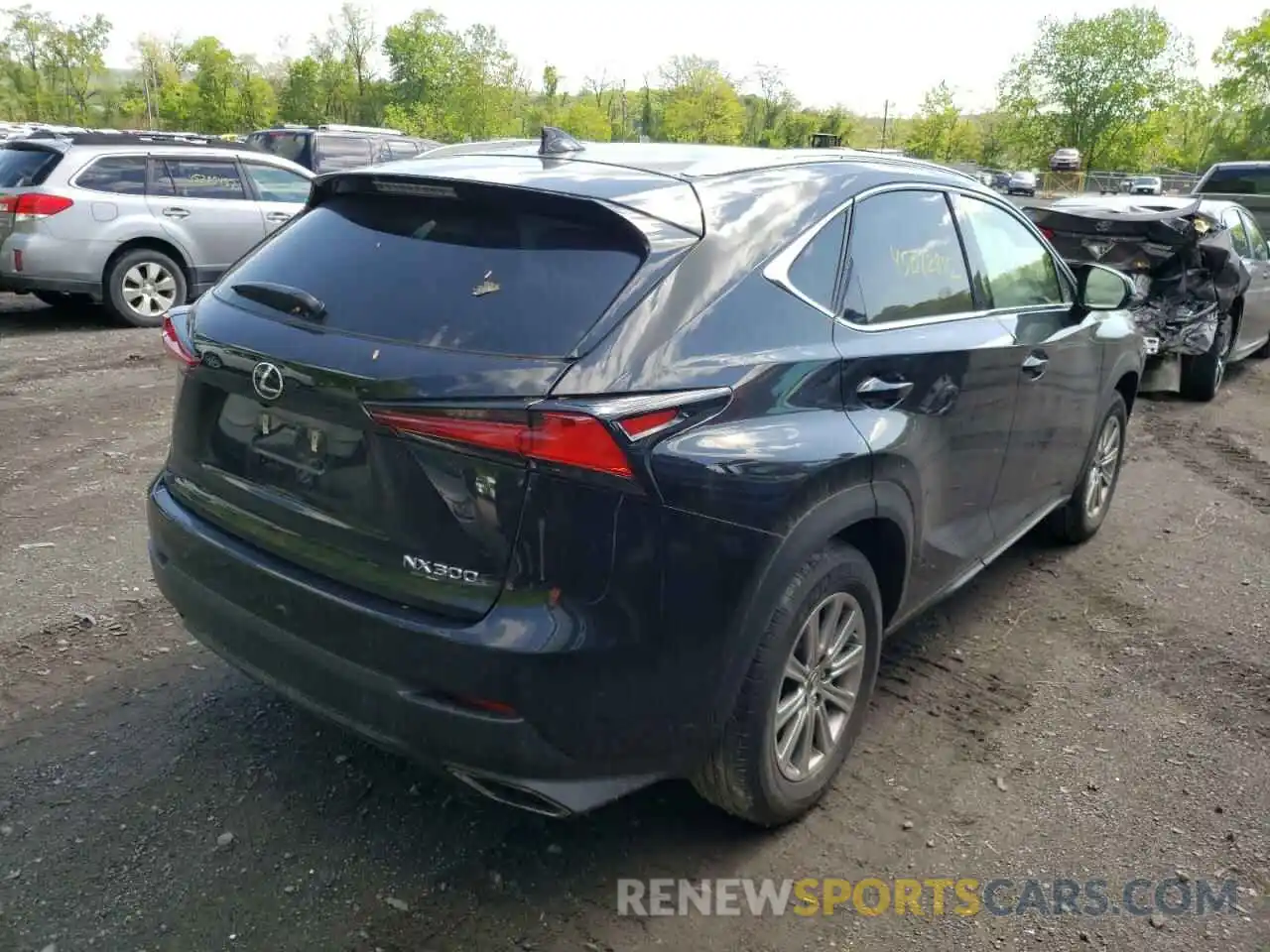 4 Фотография поврежденного автомобиля JTJDARDZ8L2235859 LEXUS NX 2020